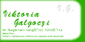 viktoria galgoczi business card